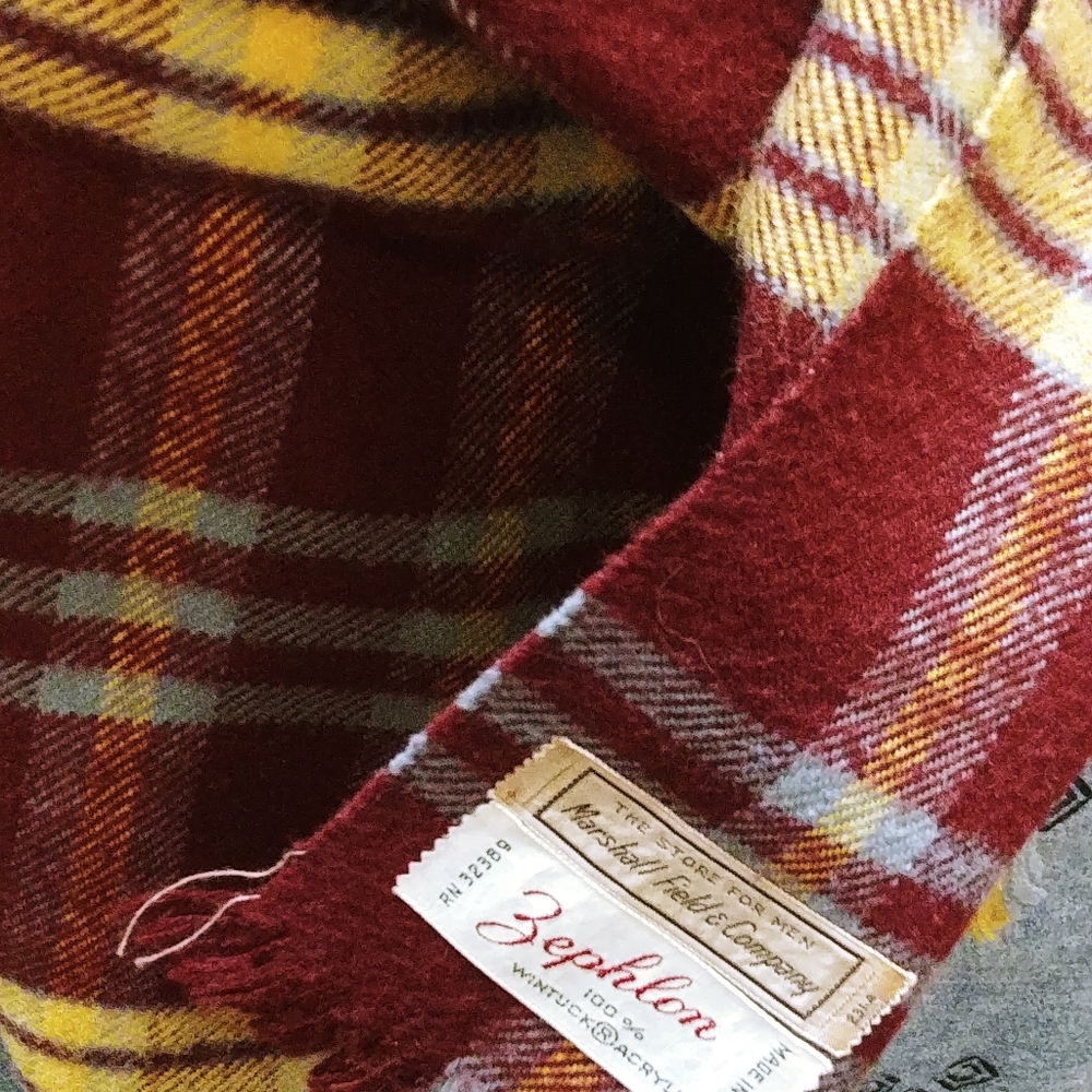 Vintage Marshall Field & Company Zephlon Scarf
